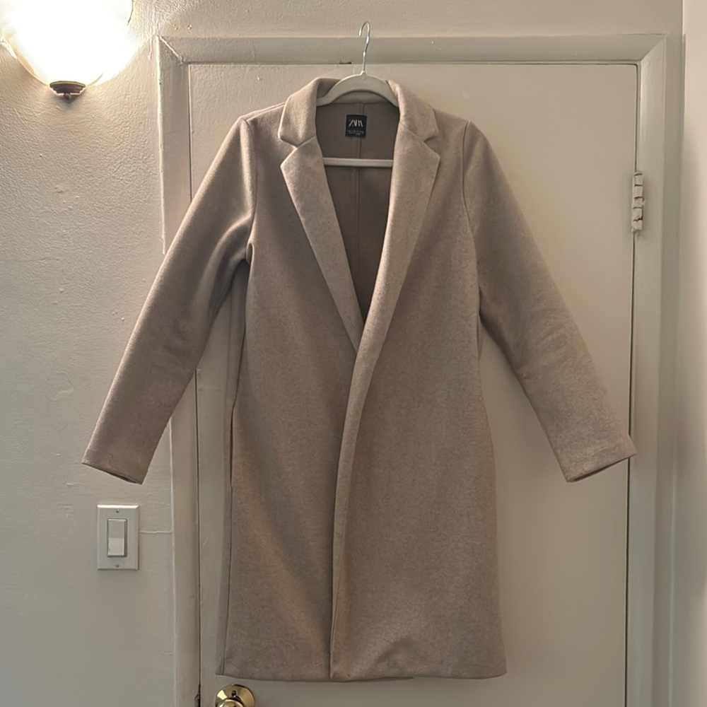 Zara Women's Tan Coat